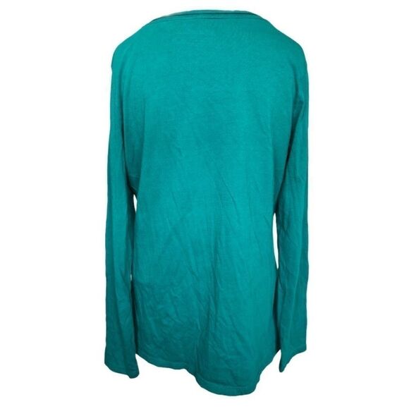 Eddie Bauer size medium long sleeve v-neck tee - Picture 5 of 5